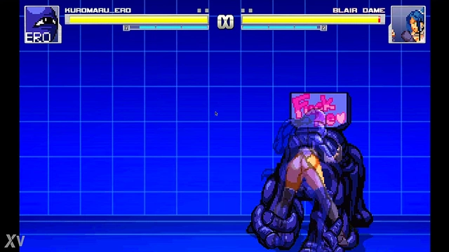 Pixel Art Mugen Blair Gets Anime Anal Action In Street Fighter Hentai Demo