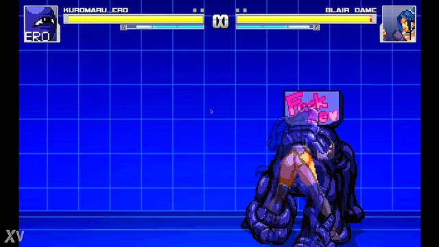 Pixel Art Mugen Blair Gets Anime Anal Action In Street Fighter Hentai Demo