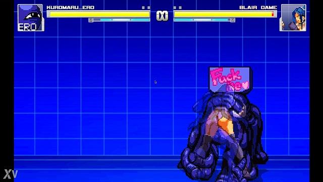 Pixel Art Mugen Blair Gets Anime Anal Action In Street Fighter Hentai Demo