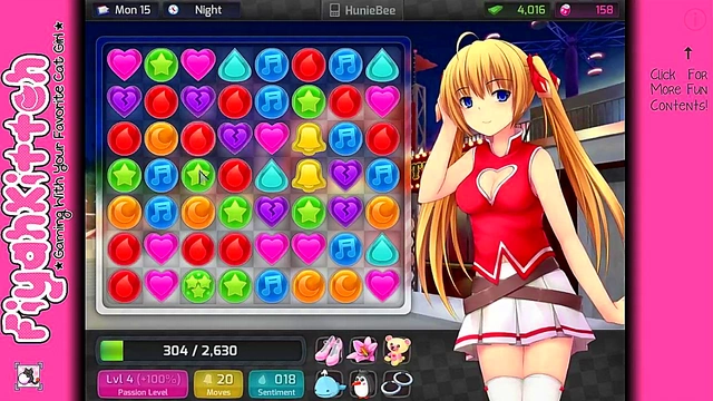HuniePop Game – Seductive Neighbor Girl Submission & Intimate Moments Revealed