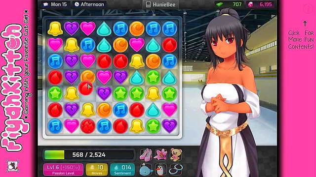 HuniePop Game – Seductive Neighbor Girl Submission & Intimate Moments Revealed
