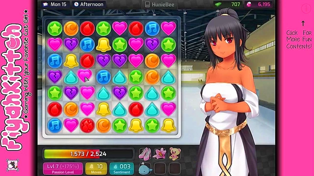 HuniePop Game – Seductive Neighbor Girl Submission & Intimate Moments Revealed