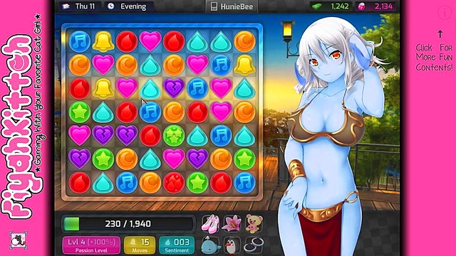 HuniePop Gamer Girl Seduces You In Sexy Anime Adventure