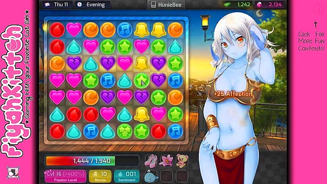 HuniePop Gamer Girl Seduces You In Sexy Anime Adventure