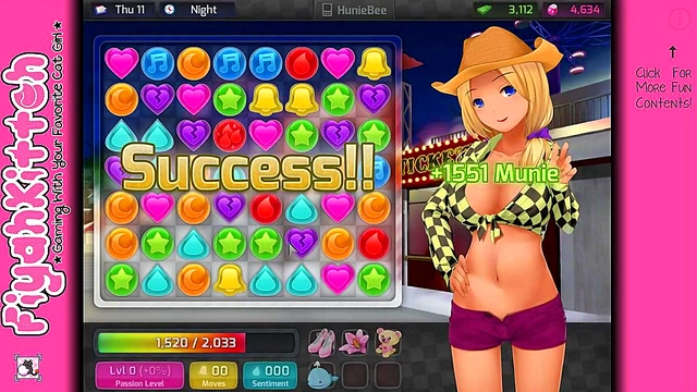 HuniePop Gamer Girl Seduces You In Sexy Anime Adventure