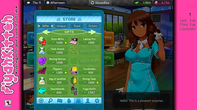 HuniePop Gamer Girl Seduces You In Sexy Anime Adventure