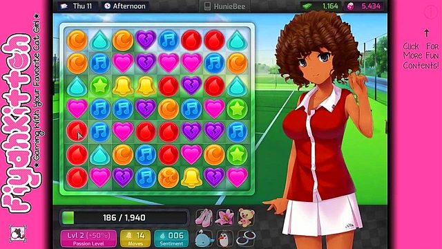 HuniePop Gamer Girl Seduces You In Sexy Anime Adventure