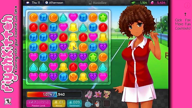 HuniePop Gamer Girl Seduces You In Sexy Anime Adventure