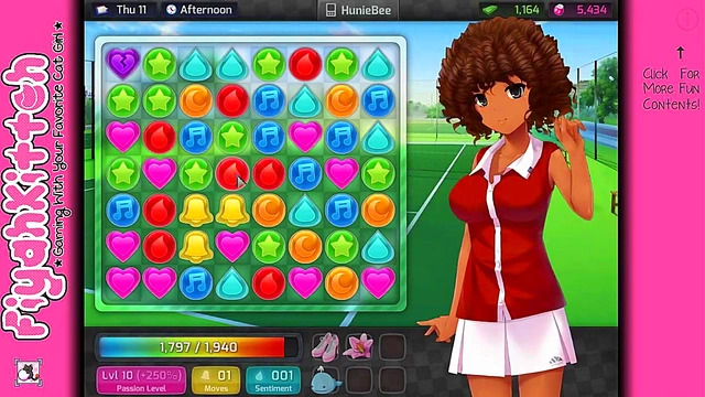 HuniePop Gamer Girl Seduces You In Sexy Anime Adventure