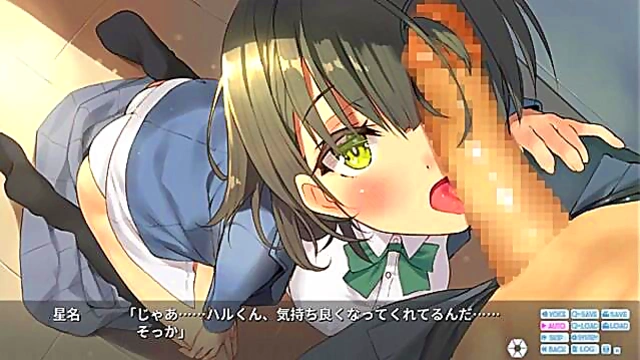 School Girl With Big Tits Gives Blowjob & Takes Cumshot In Anime H Scene