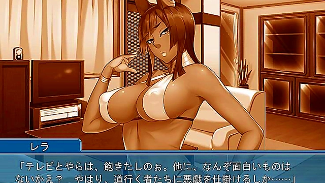 Horny Femdom Babe Dominates in Erotic Hentai Massage Session