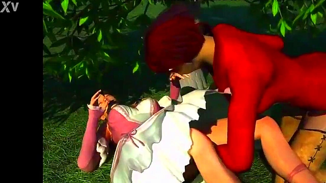 Teen Alice's Wonderland Foursome – 3D Anime Group Sex Fantasy Orgy