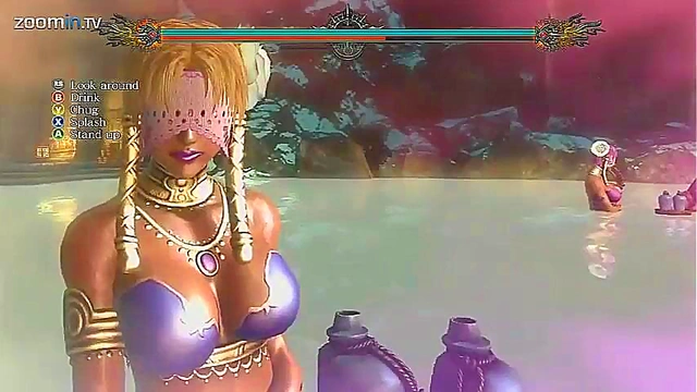Hot Blonde With Big Tits Fucks In MMORPG Anime For Hard Sex Action