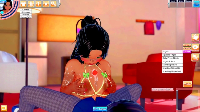 Miss Latin Rain’s Big Tits TitFuck Adventure in Koikatu Hentai Manga