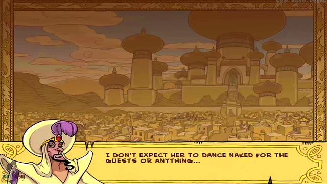 Huge-Titted Princess Jasmine Fucks Masters in Anime Group Sex Adventure