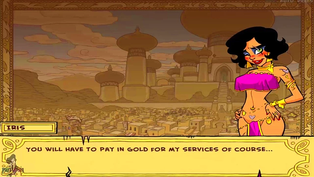 Huge-Titted Princess Jasmine Fucks Masters in Anime Group Sex Adventure