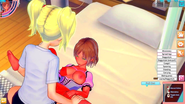 Japanese Anime Babe With Big Boobs Rides Dick For Creamy Orgasm