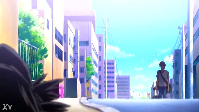 Virgin Teen Deflowered by Sempai in Hot Anime Threesome Creampie Scene