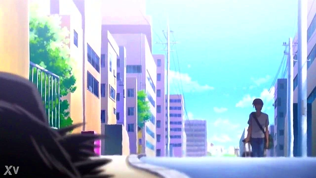 Virgin Teen Deflowered by Sempai in Hot Anime Threesome Creampie Scene