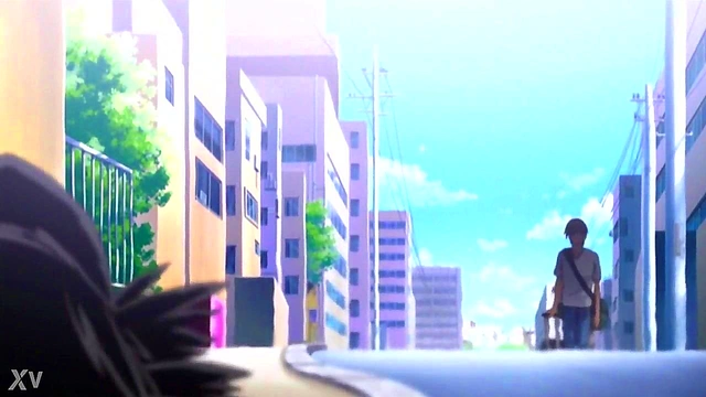 Virgin Teen Deflowered by Sempai in Hot Anime Threesome Creampie Scene