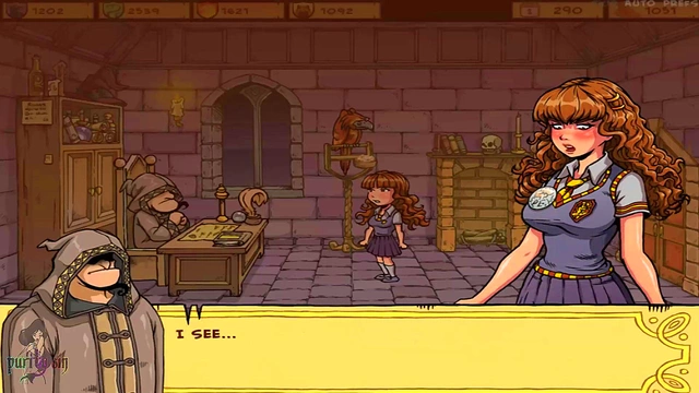 Hot Teen Witch Teases in School Uniform for Orgasmic Slave Training Session