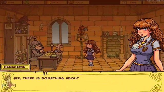 Hot Teen Witch Teases in School Uniform for Orgasmic Slave Training Session