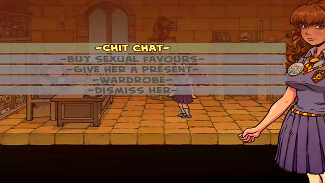 Hot Teen Witch Teases in School Uniform for Orgasmic Slave Training Session