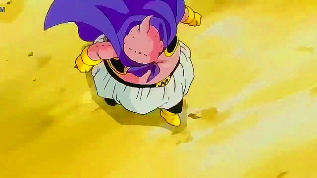 Majin Buu Adopts Puppy for Cuddly Anime DBZ Fun