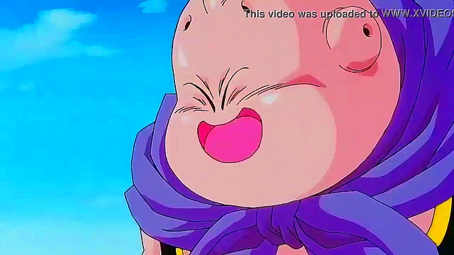 Majin Buu Adopts Puppy for Cuddly Anime DBZ Fun