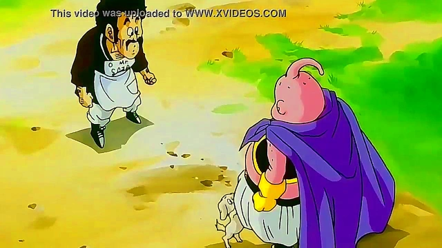 Majin Buu Adopts Puppy for Cuddly Anime DBZ Fun