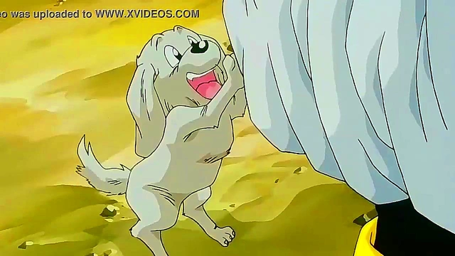 Majin Buu Adopts Puppy for Cuddly Anime DBZ Fun