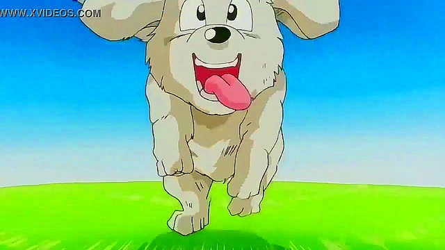 Majin Buu Adopts Puppy for Cuddly Anime DBZ Fun