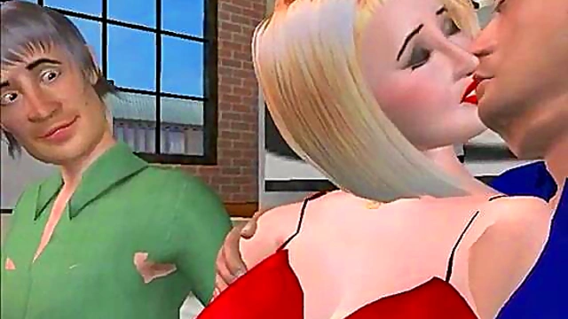 Naughty Nancy Seduces Mom for Threesome Fun in Anime Club Adventure