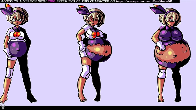 Pregnant Anime Babe's Belly Expands for Erotic Pleasure