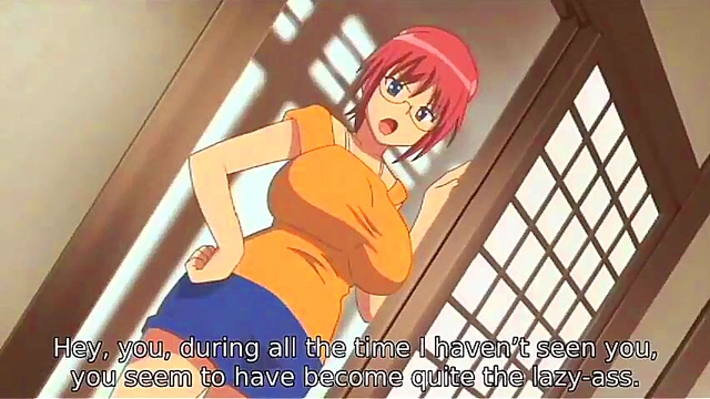 Redhead MILF With Big Tits Fucks Hard In Anime River Scene