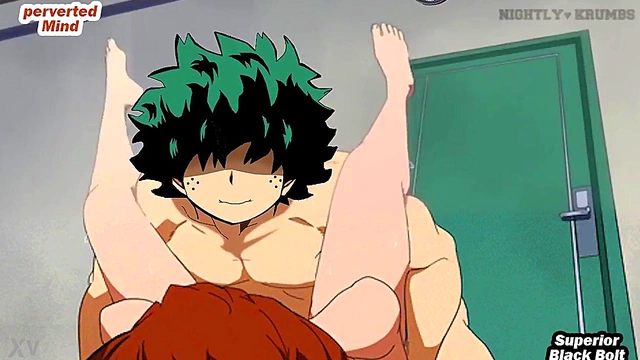 Izuku Midoriya Fucks Ochaco Uraraka in My Hero Academia Hentai Animation