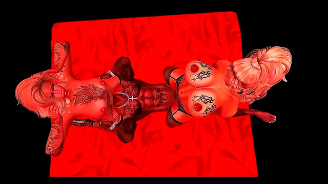 Blonde MILF Tesa & Black-Cock Stud Quintan Rocker’s Anime Anal Orgy Feast