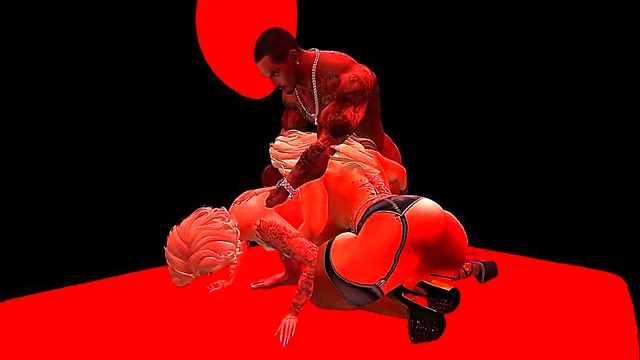 Blonde MILF Tesa & Black-Cock Stud Quintan Rocker’s Anime Anal Orgy Feast