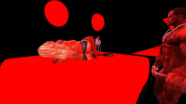 Blonde MILF Tesa & Black-Cock Stud Quintan Rocker’s Anime Anal Orgy Feast