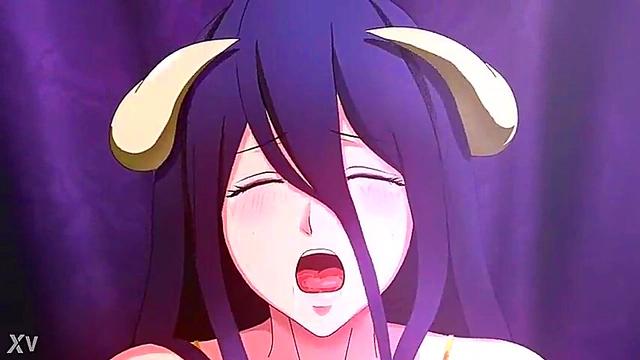 Albedo from Overlord Fucks Hard in Missionary for VaginalCum Inside Anime Action