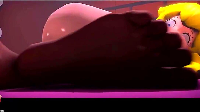 Huge Giantess Peach Fucks Samus and Zelda in Animated Hentai Adventure