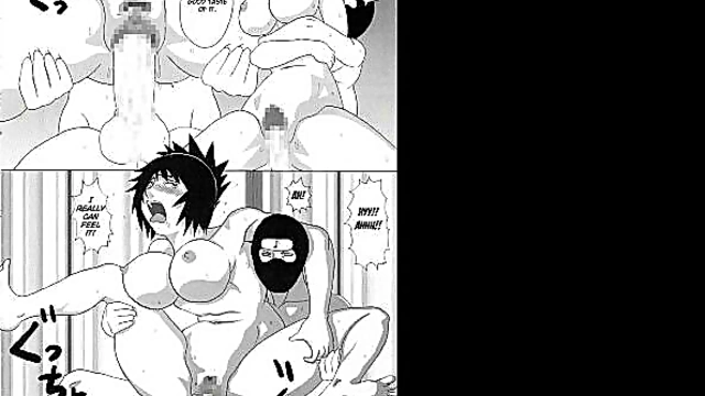 Horny Teacher Gets Mind-Controlled for Blowjob, Handjob & Foot Job Gangbang