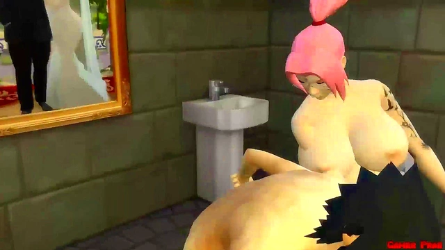 Cucked Husband Watches Sakura, His Pregnant Bride, Get Fucked by Stranger at Wedding