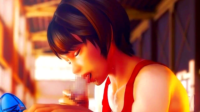 POV Sport Scene – Rena Senpai’s Seductive Batons Lead to Intense Hentai Action