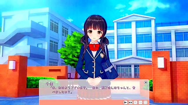 Japanese SchoolGirl Seduces In Koikatsu 3D Anime Game Action