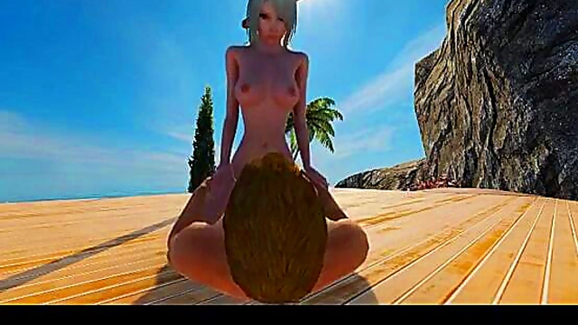 Hot 3D Anime Babe Sucks Dick Then Rides It To Orgasmic Bliss
