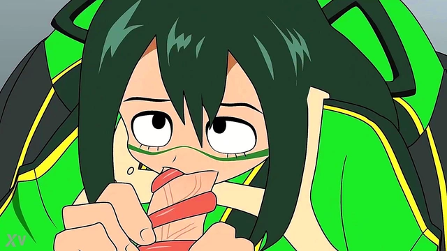 My Hero Academia Froppy Gets Frisky in Steamy Animated Hentai Scene