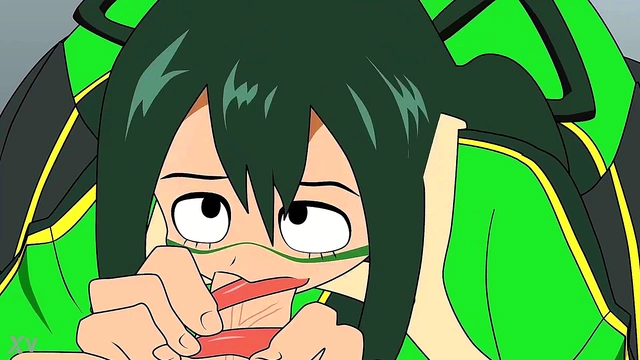 My Hero Academia Froppy Gets Frisky in Steamy Animated Hentai Scene