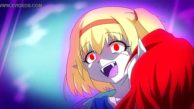Hentai Lesbian Vampires Seduce Each Other On A Red-Eye Flight Anime