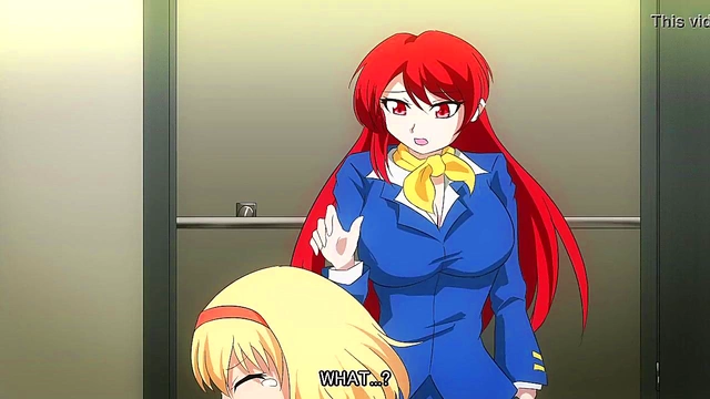 Hentai Lesbian Vampires Seduce Each Other On A Red-Eye Flight Anime